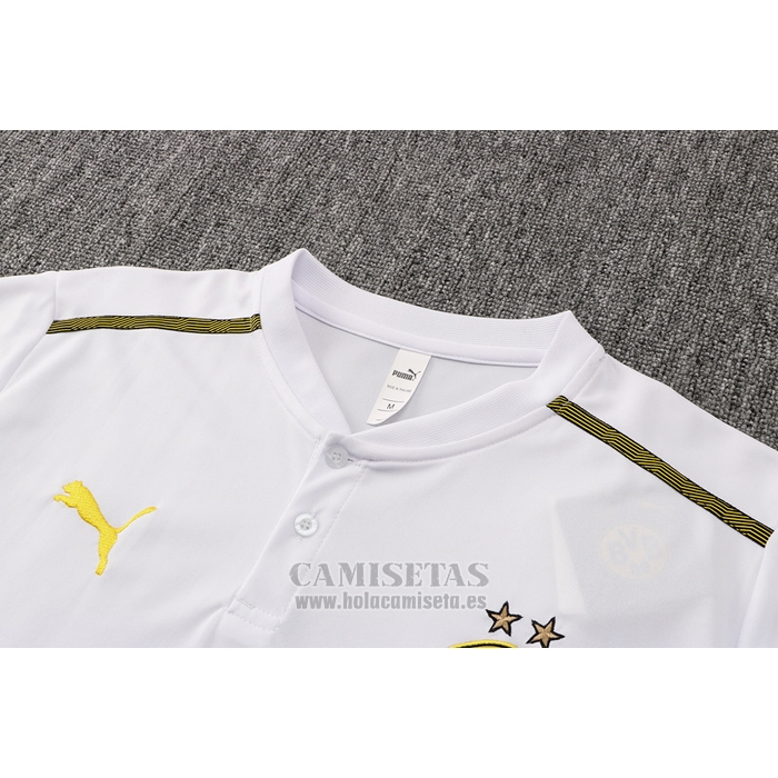 Camiseta Polo del Borussia Dortmund 2021-2022 Blanco